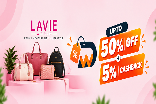 Lavie World offers and cashback banner