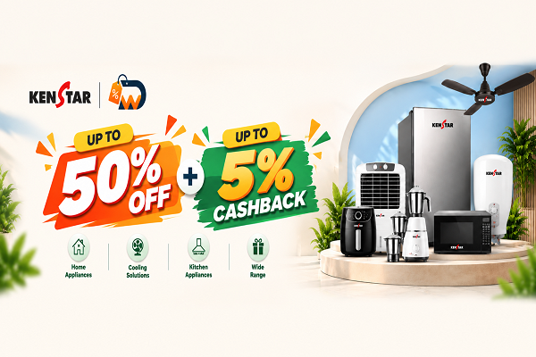 Kenstar offers and cashback banner