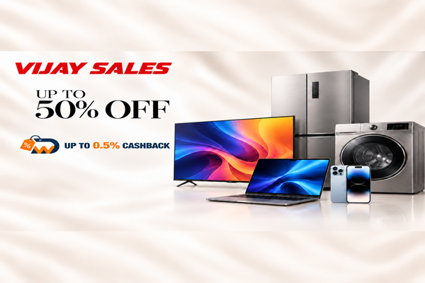 vijay sales offers and cashback banner