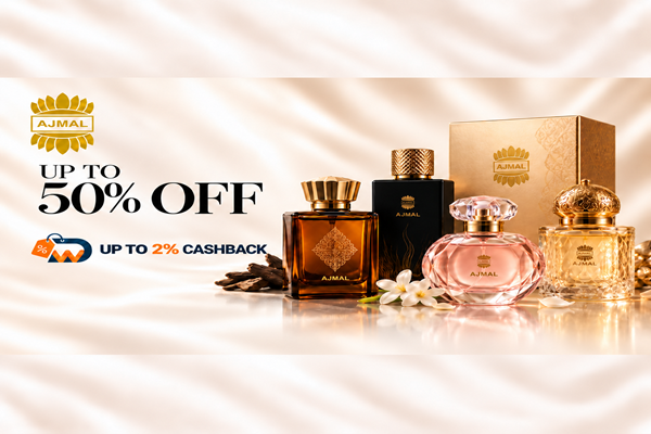 Ajmal offers and cashback banner