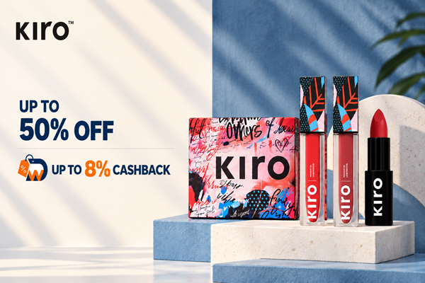 Kiro beauty offers and cashback banner