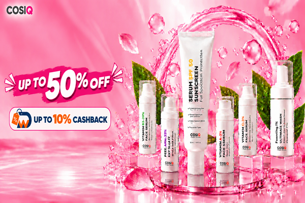 Cosiq offers and cashback banner