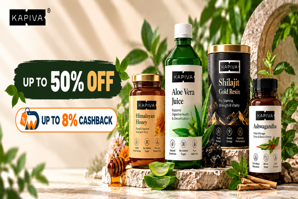 Kapiva offers and cashback banner